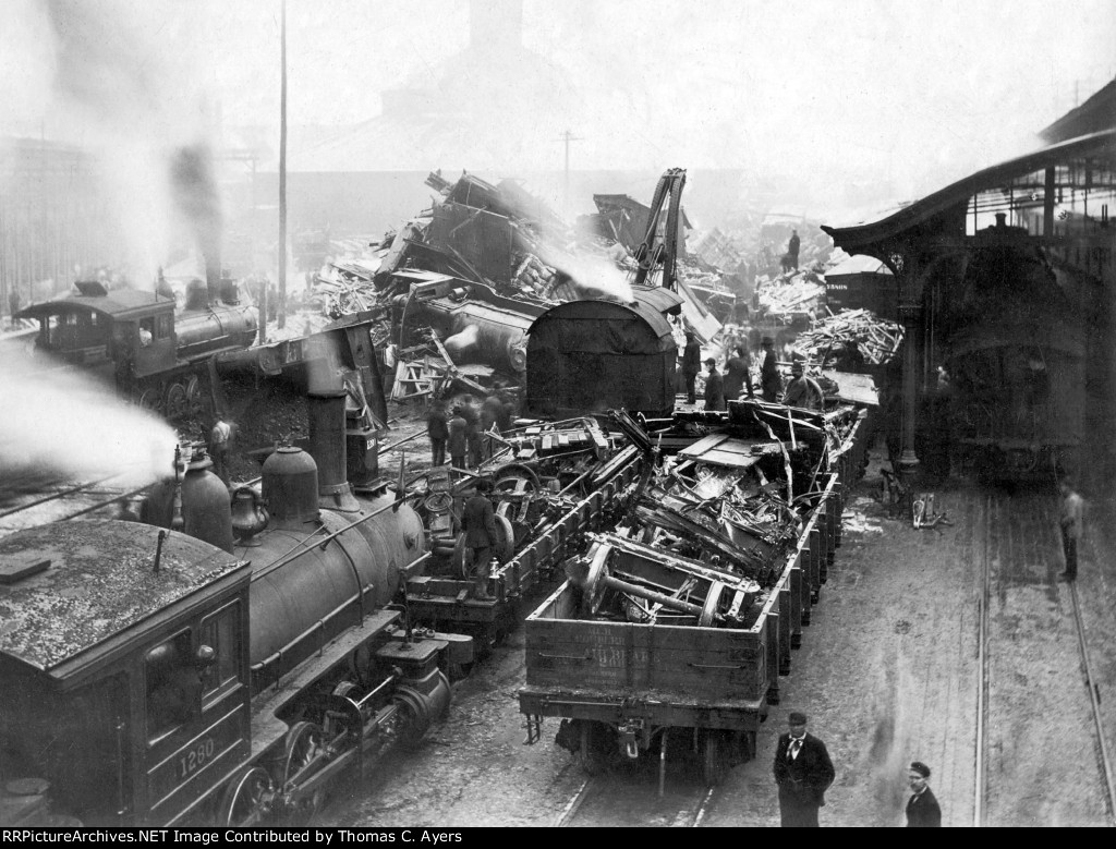 PRR Passenger Station Wreck, #1 of 2, 1899